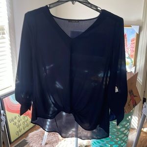 West Kei Navy Blouse